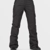 Women Volcom Pants | Womens Bridger Insulated Pants Black