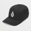 Boys Volcom | Big Boys Full Stone Flexfit Hat Black