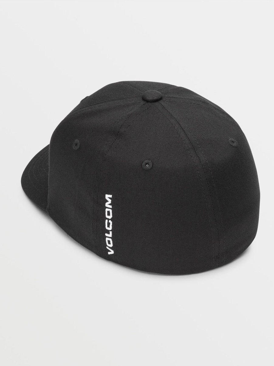 Boys Volcom | Big Boys Full Stone Flexfit Hat Black