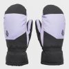 Women Volcom Gloves & Mitts | Womens Upland Mitts Lilac Ash