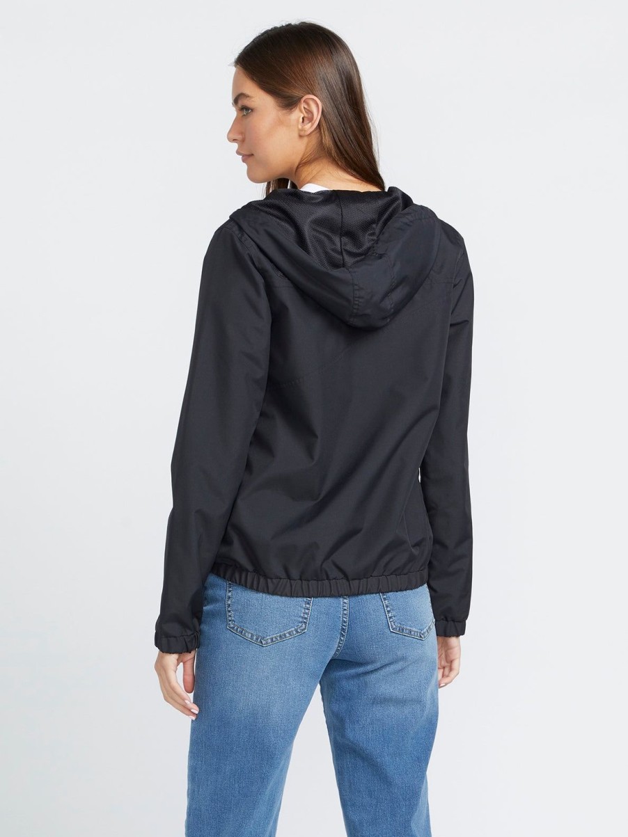 Women Volcom Jackets | Enemy Stone Jacket Black