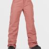 Women Volcom Pants | Womens Frochickie Insulated Pants Earth Pink