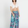 Women Volcom Bottoms | Brohamas Pants Glacier Blue