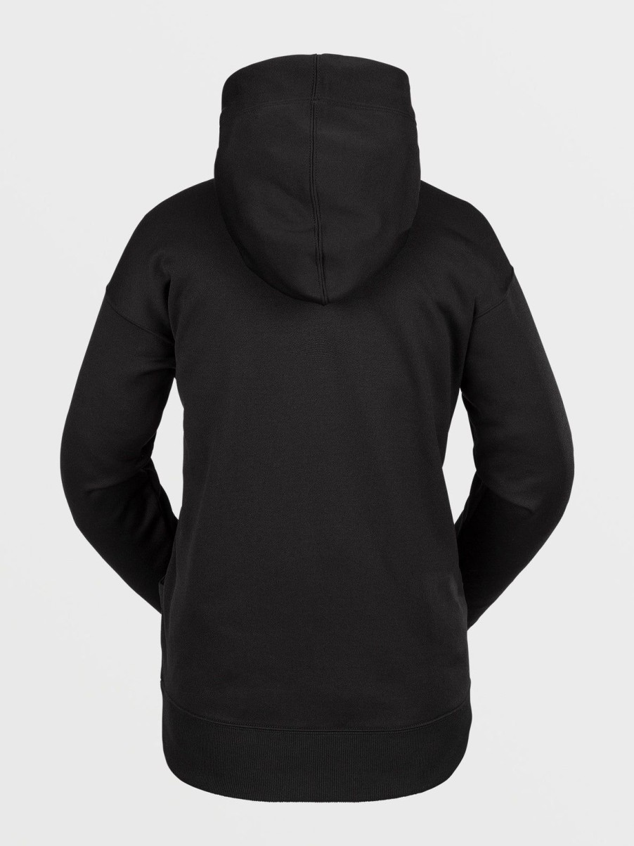 Women Volcom Layering | Womens Riding Hydro Hoodie Black