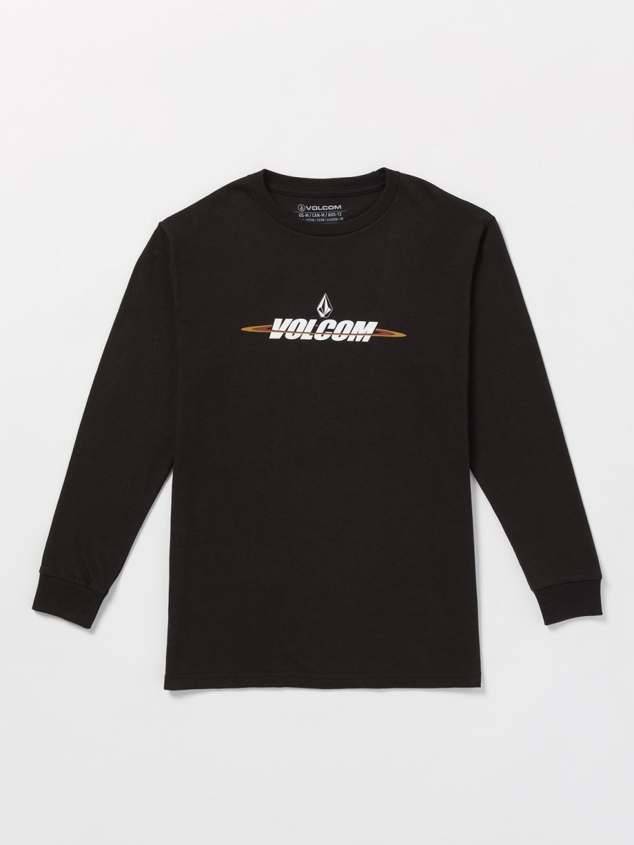 Boys Volcom T-Shirts & Tanks | Big Boys Cheezmoso Long Sleeve Tee Black