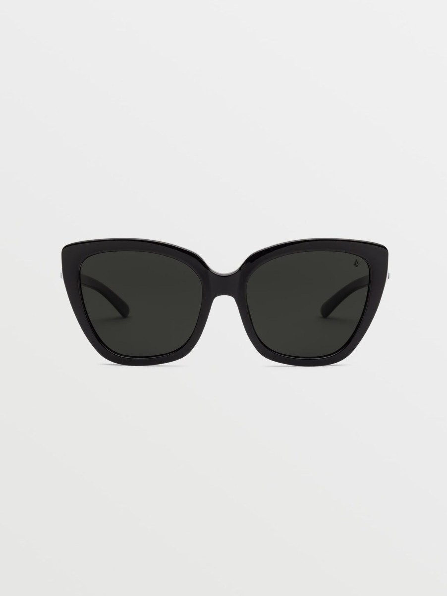 Men Volcom Sunglasses | Milli Sunglasses/Gray Polar Gloss Black