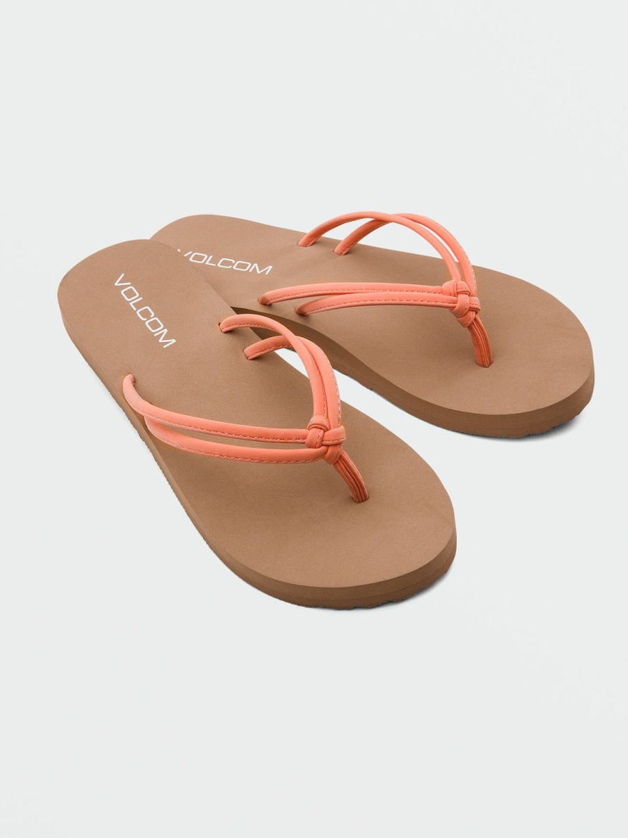 Girls Volcom | Girls Forever And Ever Sandals Papaya