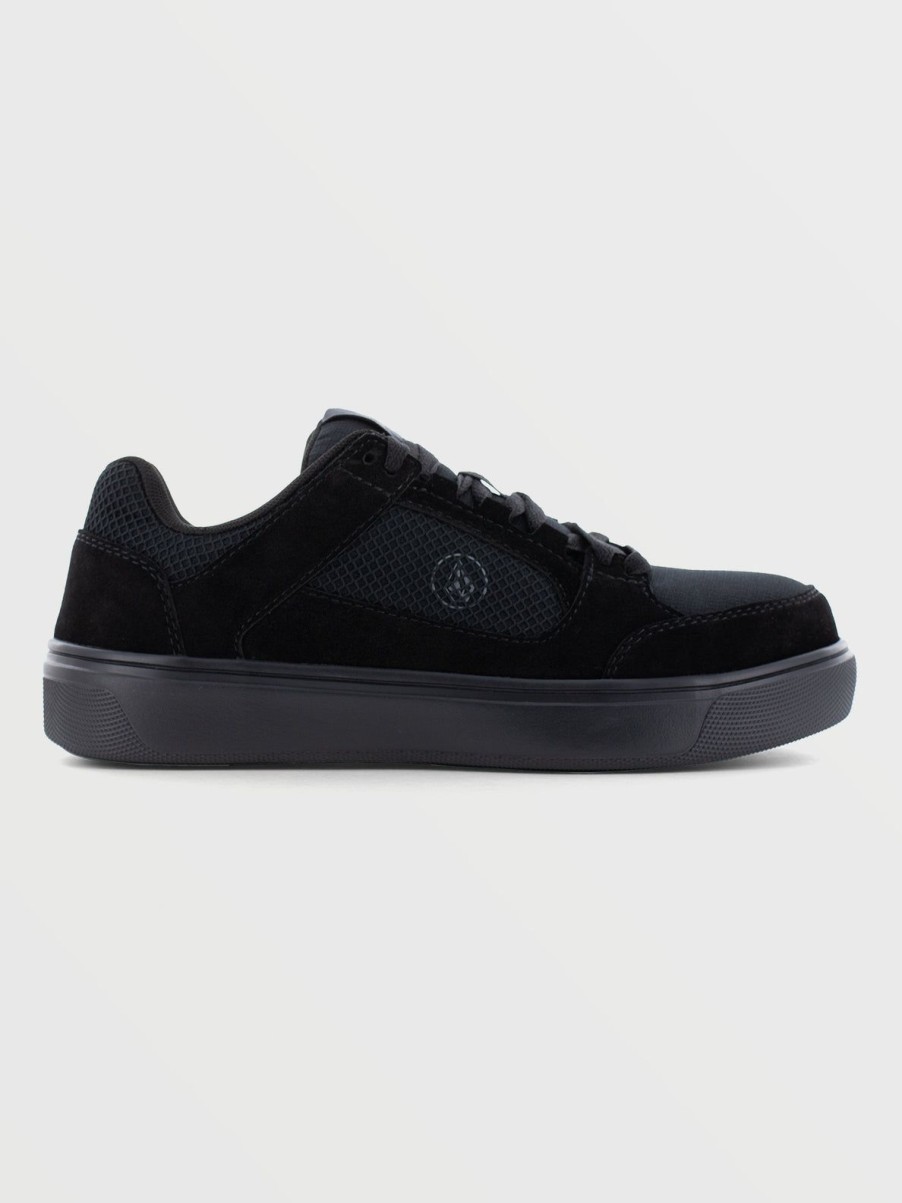 Men Volcom Workwear Shoes | Volcom Workwear Evolve Shoes Black