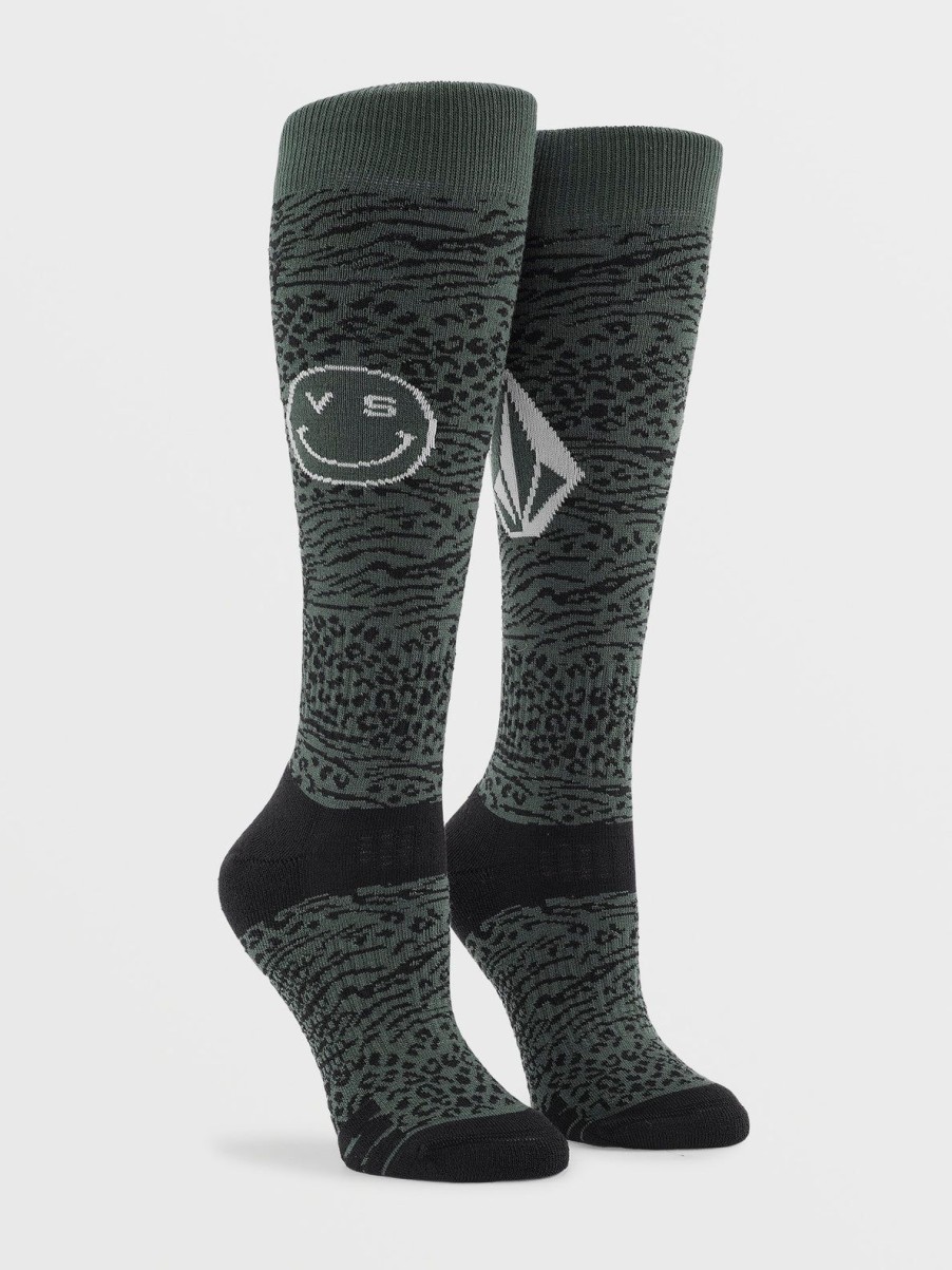 Women Volcom Socks | Womens This That Them Socks Eucalyptus