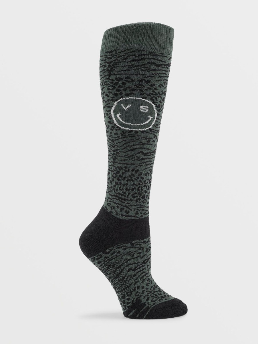 Women Volcom Socks | Womens This That Them Socks Eucalyptus