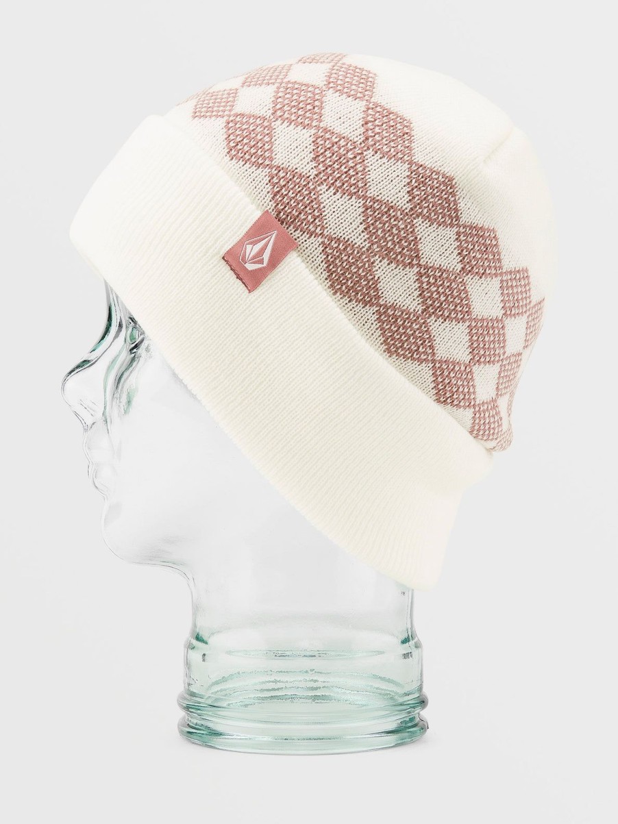 Women Volcom Hats & Beanies | Womens Check This Beanie White