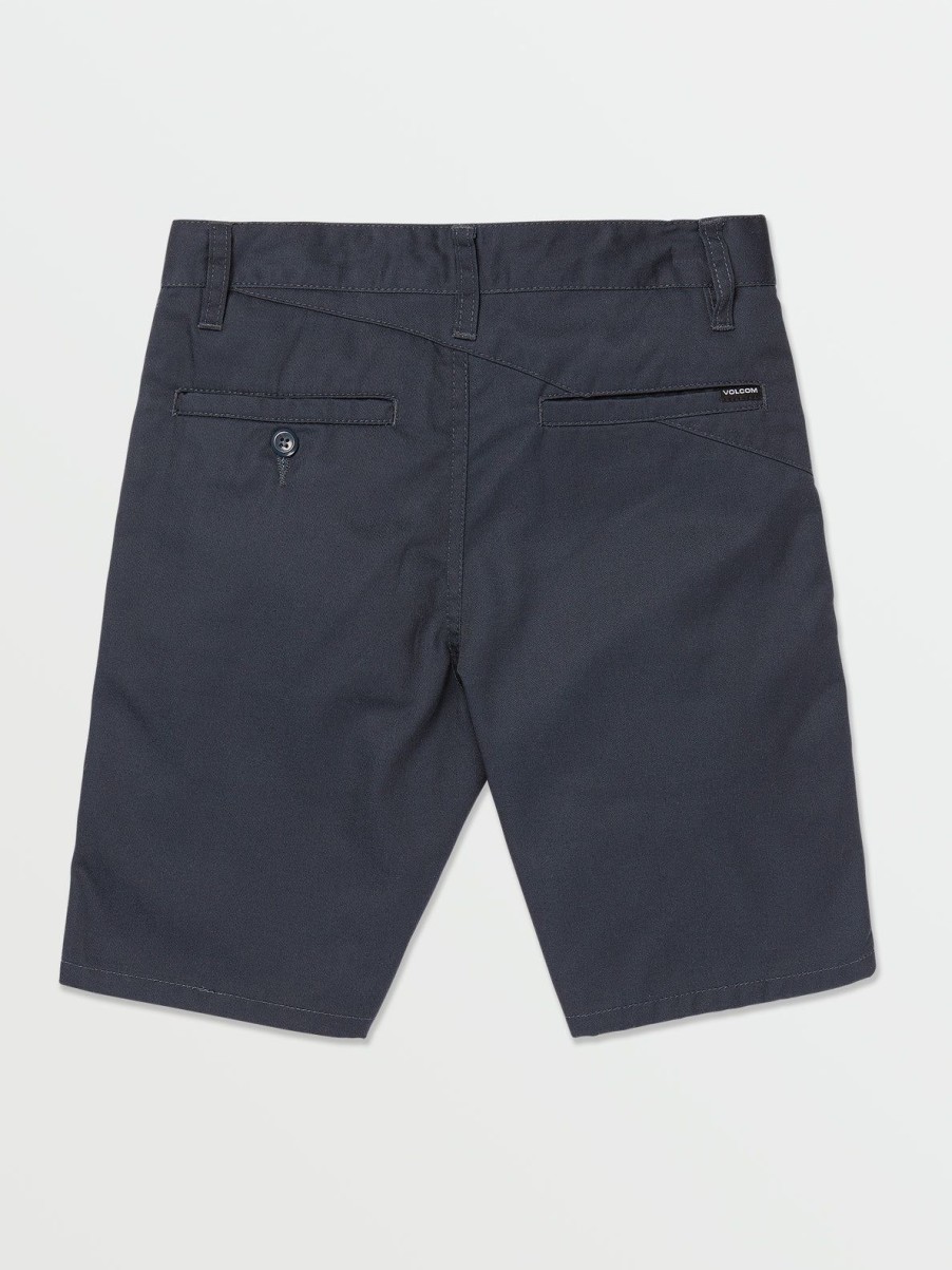 Boys Volcom Shorts | Big Boys Frickin Chino Shorts Dark Navy