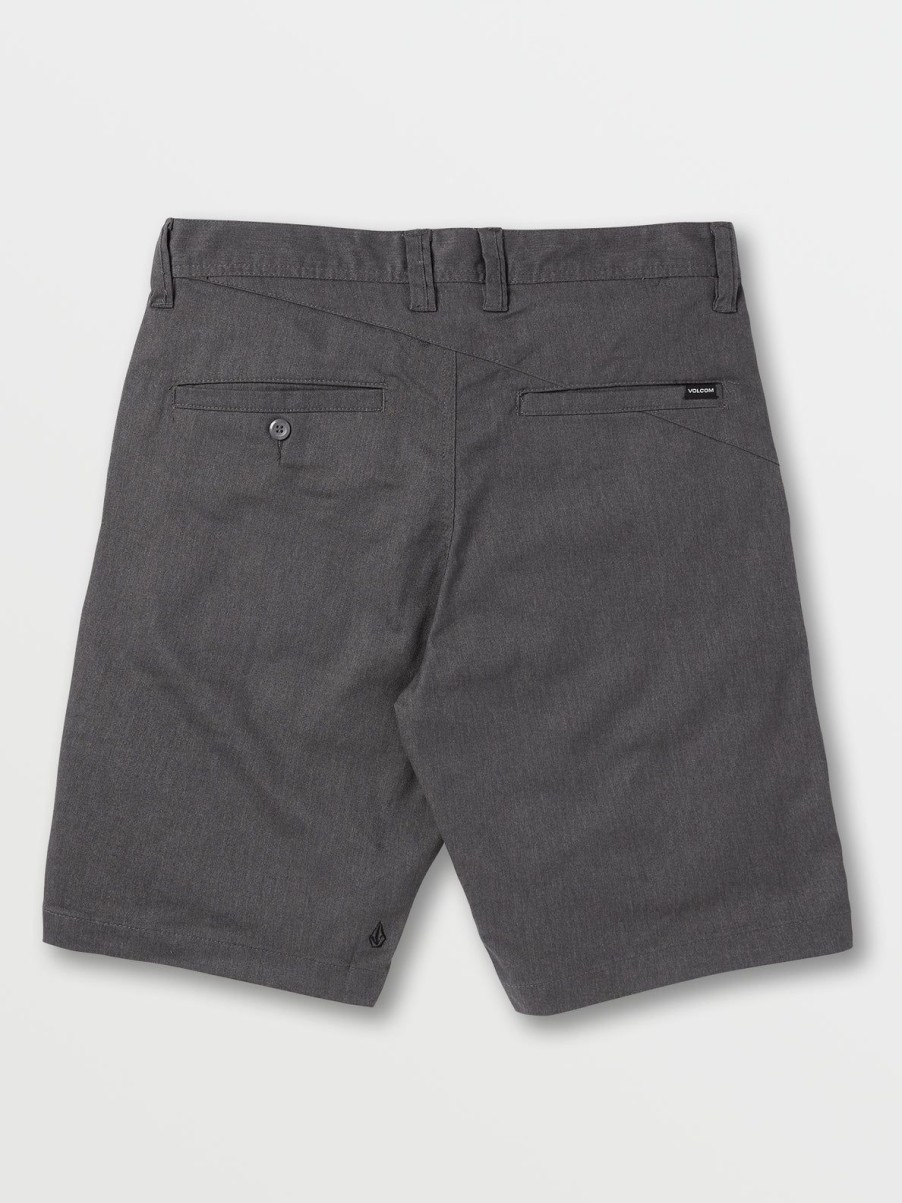 Men Volcom Golf | Frickin Chino Shorts Charcoal Heather