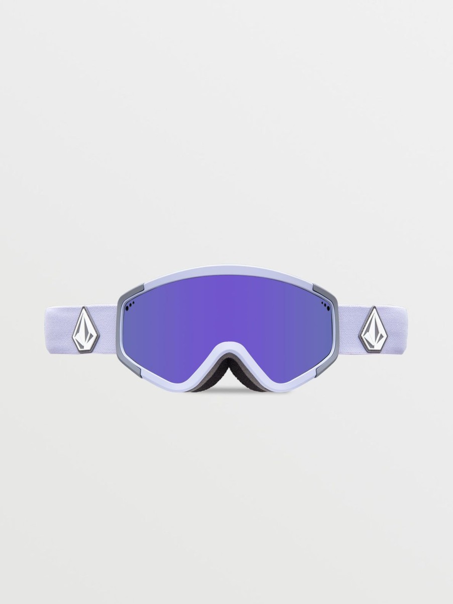 Men Volcom Accessories | Attunga Goggle - Lilac/Storm/Chrome+Bl Purple