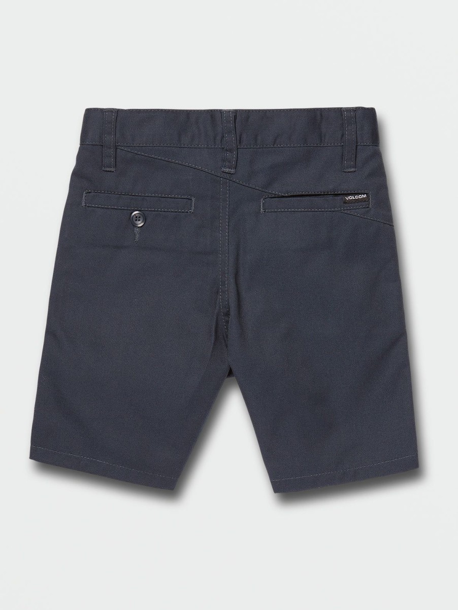 Boys Volcom Shorts | Little Boys Frickin Chino Shorts Dark Navy