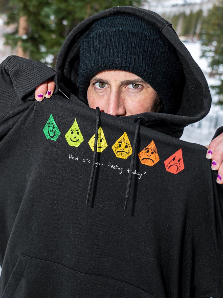 Women Volcom Hoodies & Sweatshirts | Melancon Hoodie Black