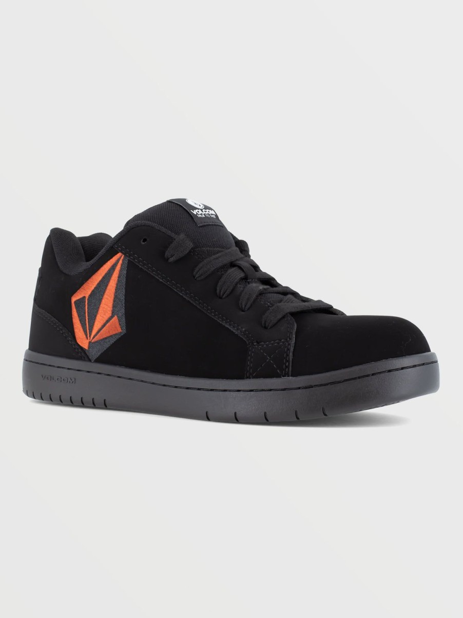 Men Volcom Workwear Shoes | Volcom Workwear Stone Shoes Black