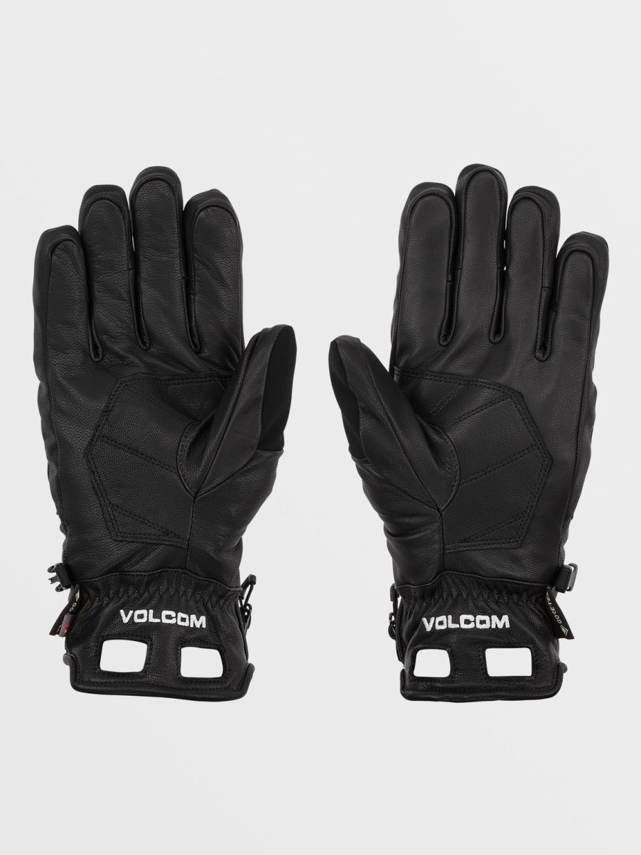 Men Volcom Gloves & Mitts | Mens Service Gore-Tex Gloves Black