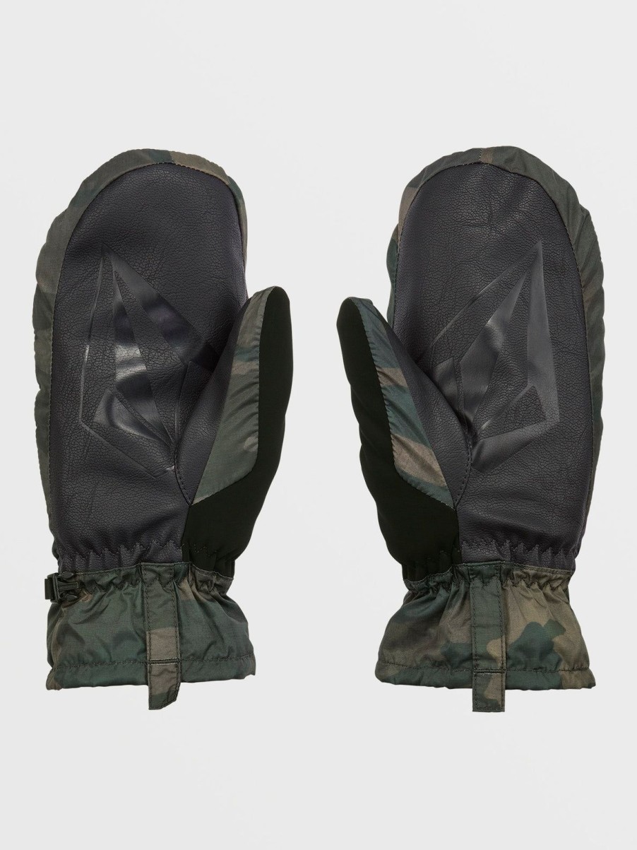 Women Volcom Gloves & Mitts | Puff Puff Mitts Cloudwash Camo