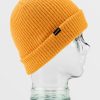 Men Volcom Hats & Beanies | Sweep Beanie Gold