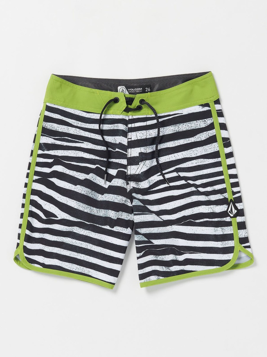 Boys Volcom Boardshorts & Trunks | Big Boys Funday Scallop Mod-Tech Boardshorts Black