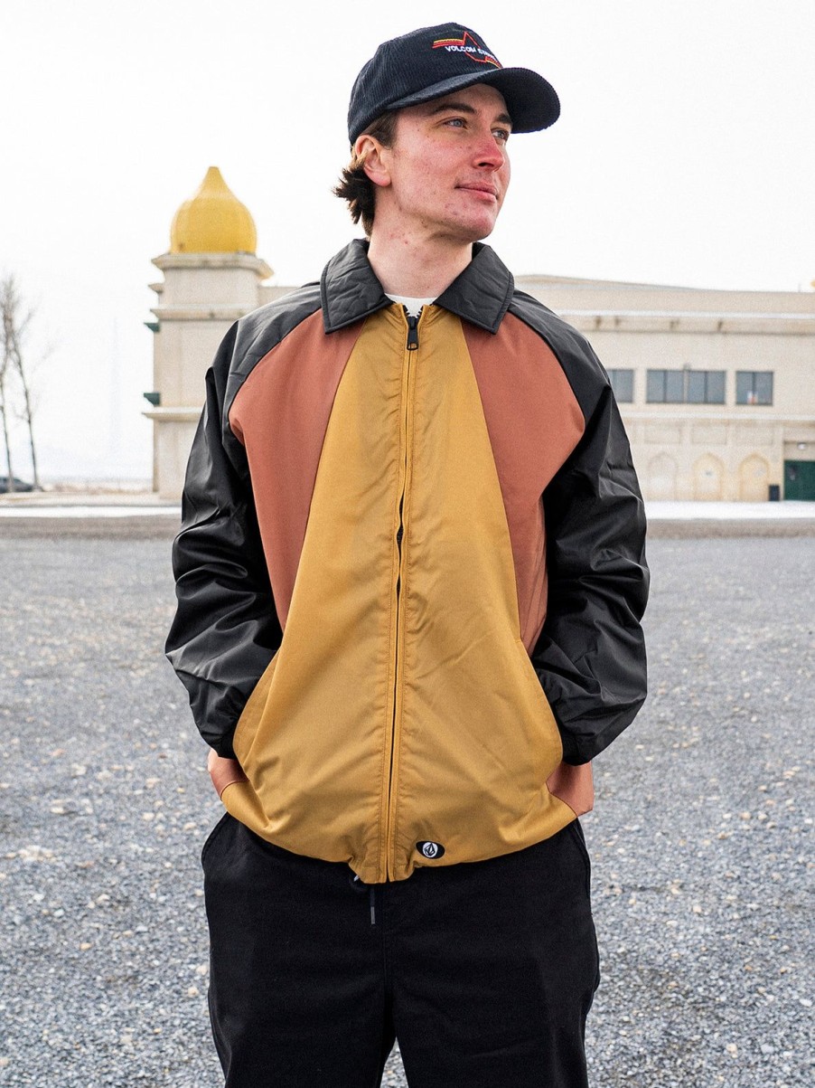 Men Volcom Jackets | Prysmer Jacket Mustard