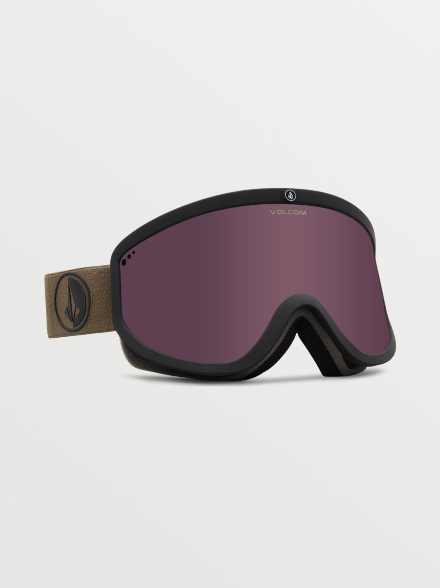 Women Volcom Accessories | Footprints Goggle - Military/Black/Light +Bl Bronze