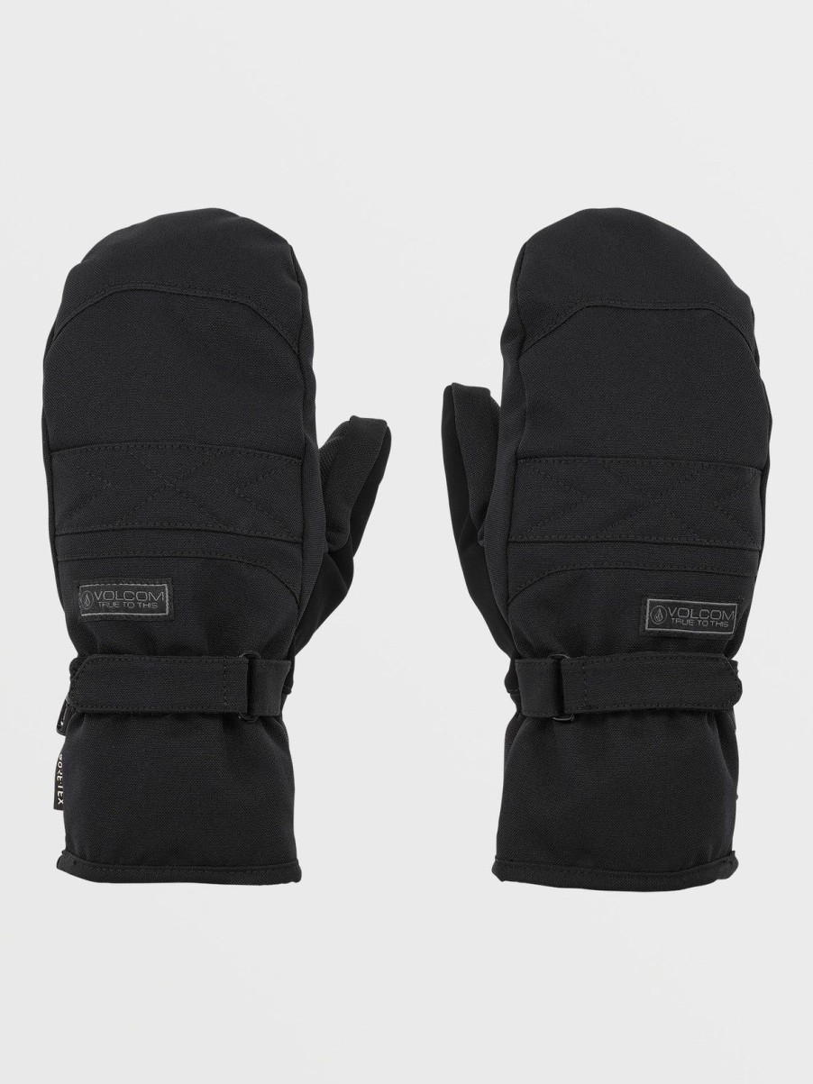 Women Volcom Gloves & Mitts | Womens Peep Gore-Tex Mitts Black