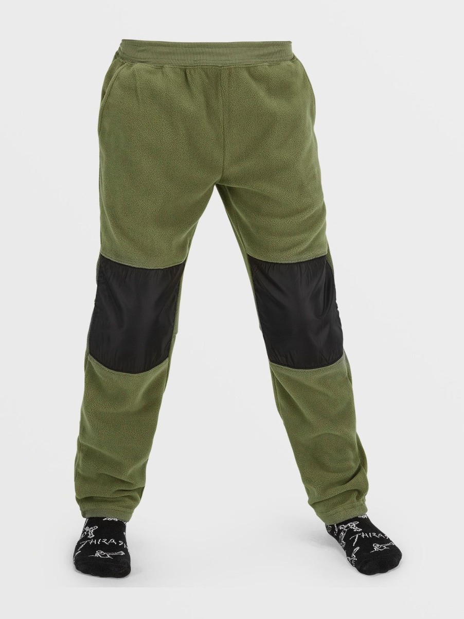 Kids Volcom Layering | Kids Polar Fleece Pants Military