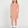 Girls Volcom Dresses | Girls High Wired Dress Light Mauve