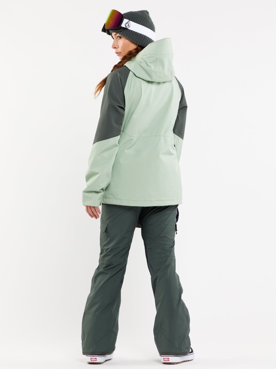 Women Volcom Jackets | Womens V.Co Aris Insulated Gore Jacket Sage Frost