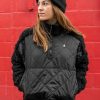 Women Volcom Jackets | Womens Ferron Pullover Jacket Black