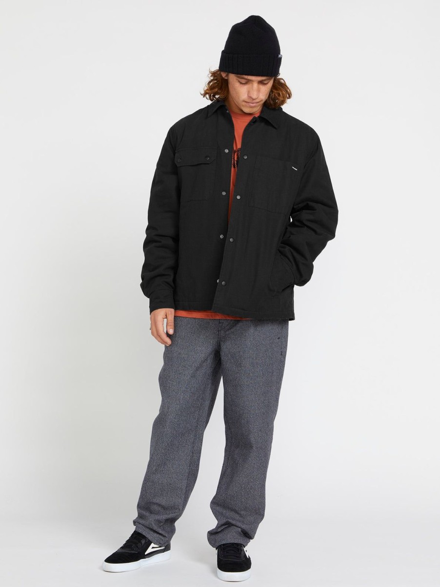 Men Volcom Jackets | Larkin Jacket Black