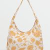 Women Volcom Bags & Backpacks | Schoolyard Canvas Hobo Tote Dust Gold