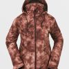 Women Volcom Jackets | Womens Kimball Jacket Pink Salt Wash