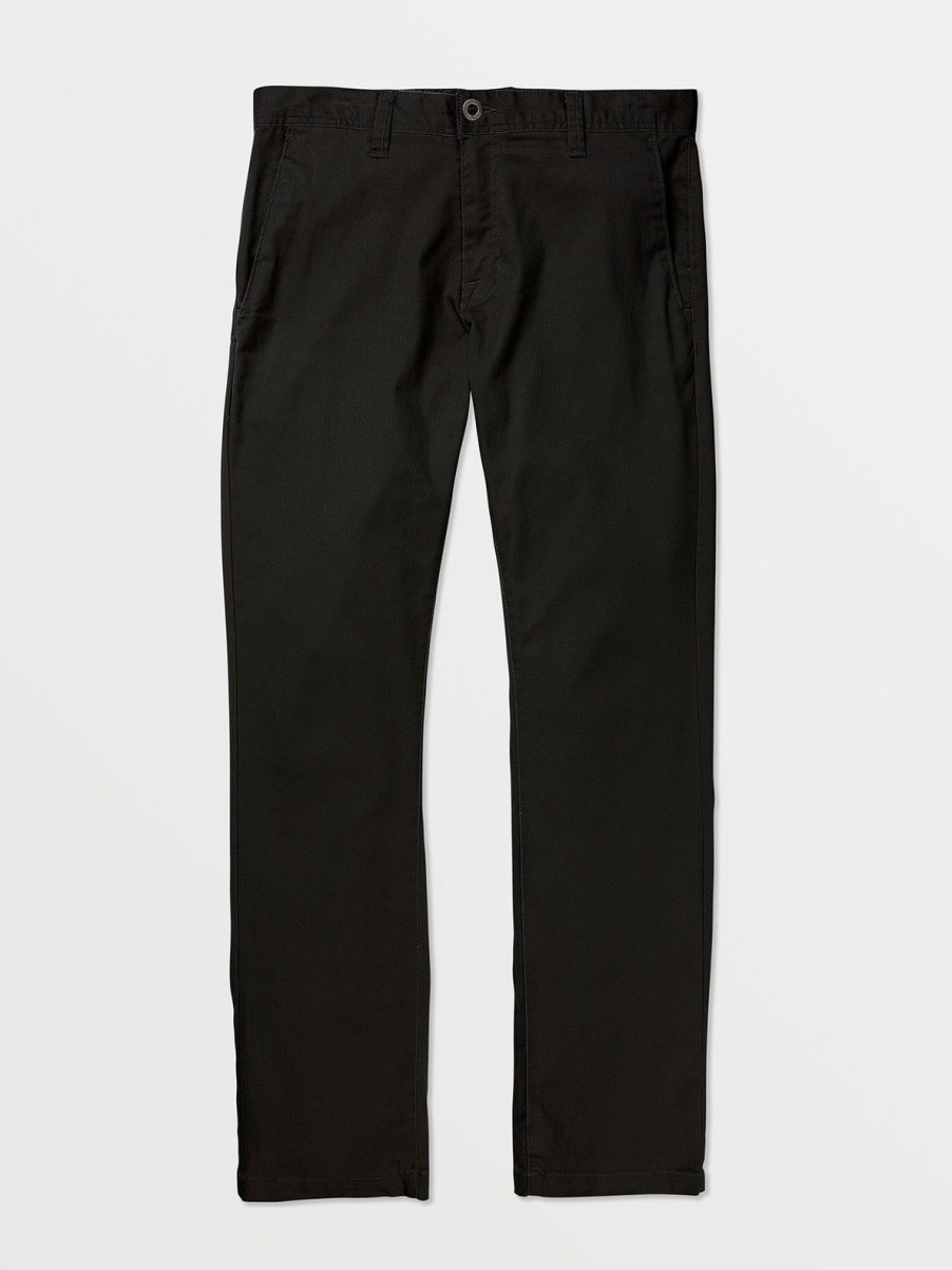 Men Volcom Golf | Frickin Modern Stretch Chino Pants Black