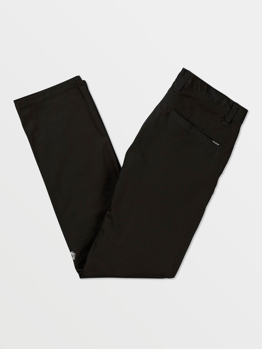 Men Volcom Golf | Frickin Modern Stretch Chino Pants Black