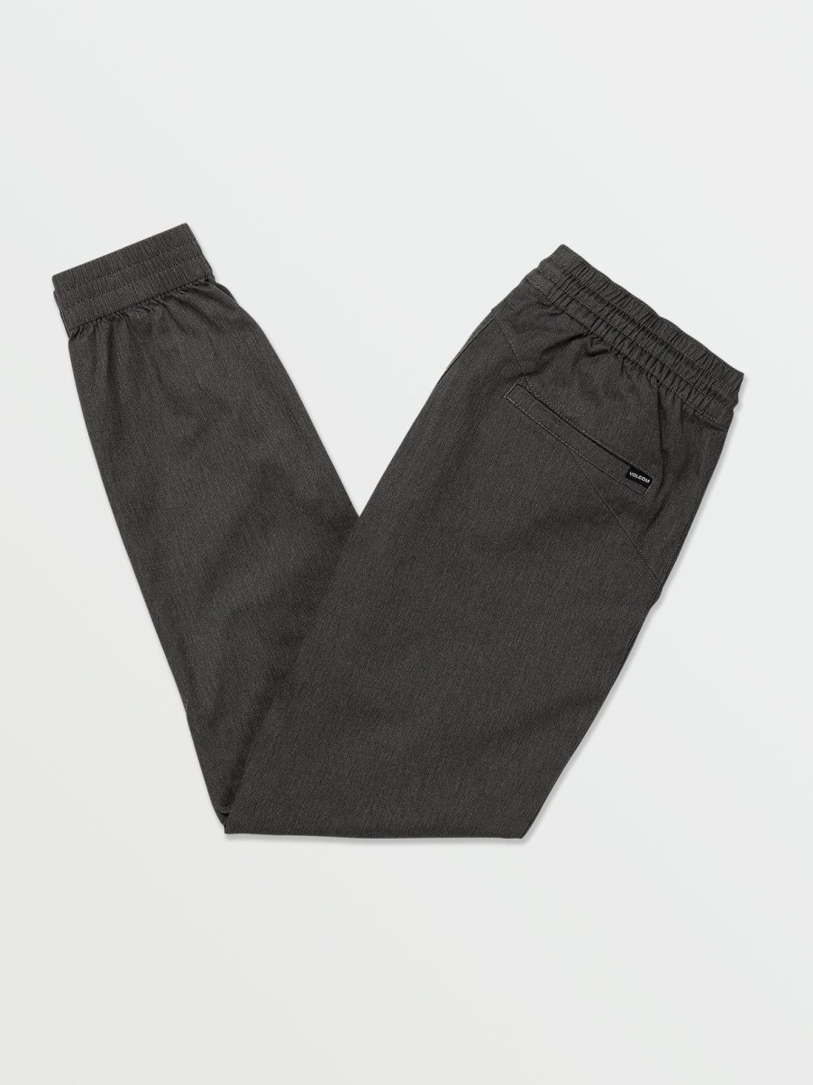 Men Volcom Pants | Frickin Slim Joggers Charcoal Heather