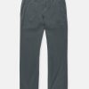 Men Volcom Pants | Frickin Modern Stretch Chino Pants Dark Slate