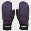 Men Volcom Gloves & Mitts | Mens V.Co Nyle Mitts Purple