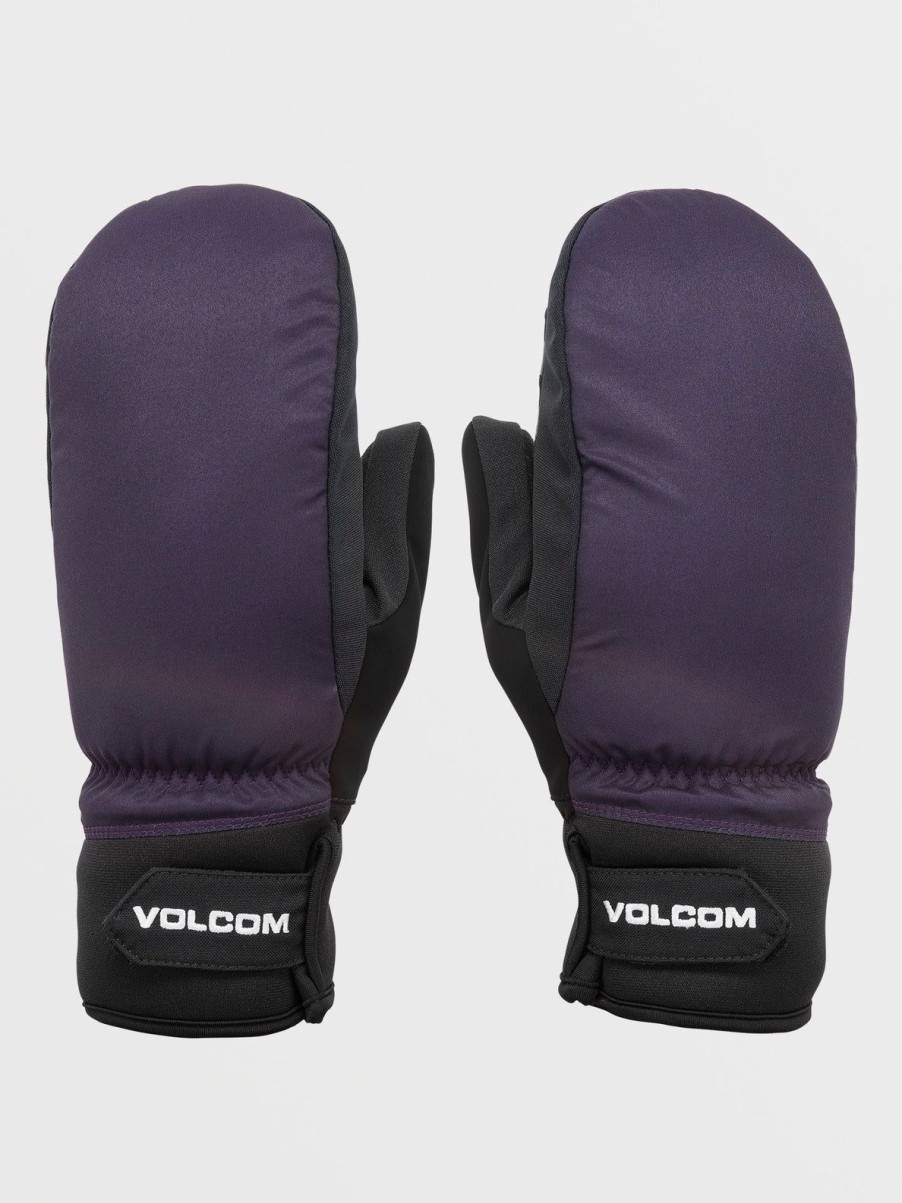 Men Volcom Gloves & Mitts | Mens V.Co Nyle Mitts Purple