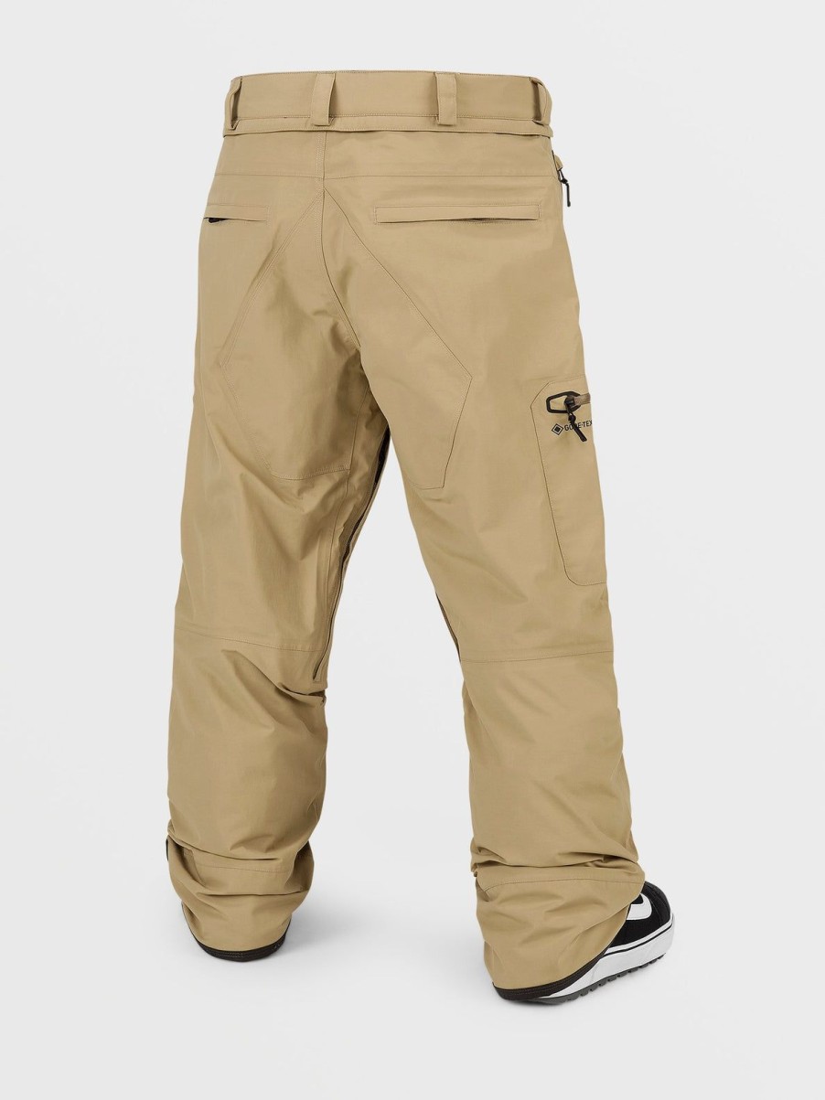 Men Volcom Pants | Mens L Gore-Tex Pants Dark Khaki