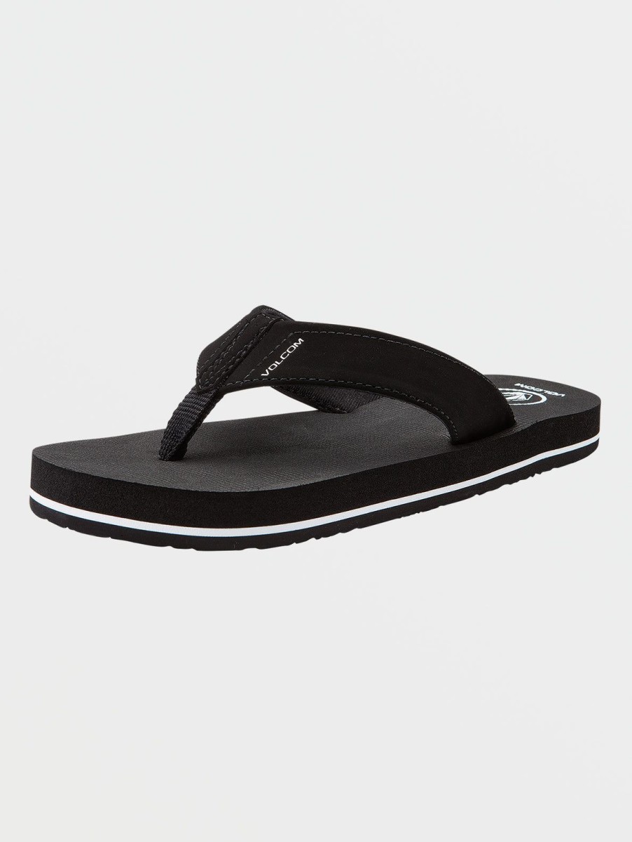 Boys Volcom | Big Boys Victor Sandals Black