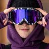 Kids Volcom Accessories | Attunga Youth Goggle - Op Art/Chrome+Bl Purple