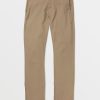 Men Volcom Pants | Frickin Modern Stretch Chino Pants Khaki