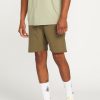 Men Volcom Shorts | Frickin Ascender Shorts - Winter Moss Wintermoss