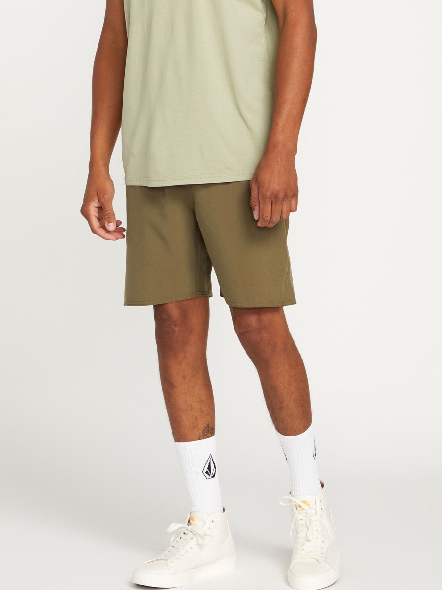 Men Volcom Shorts | Frickin Ascender Shorts - Winter Moss Wintermoss