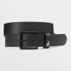 Men Volcom Belts & Wallets | Nine Five Belt Black