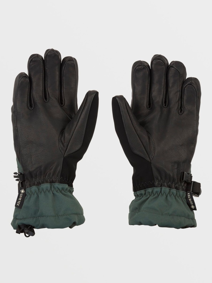 Women Volcom Gloves & Mitts | Womens Skye Gore-Tex Over Gloves Eucalyptus