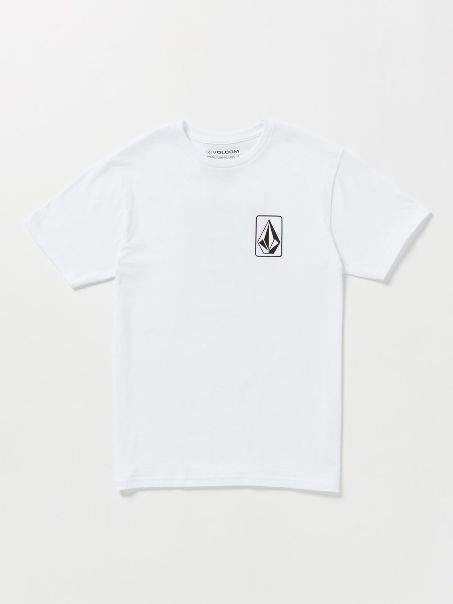 Boys Volcom T-Shirts & Tanks | Little Boys Fullpipe Short Sleeve Tee White